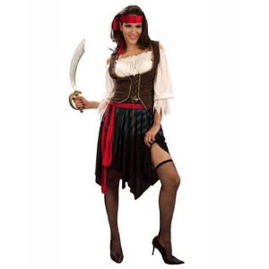 Damen-Kostüm Piratin