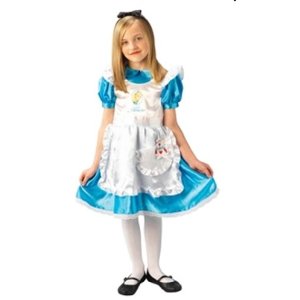 Rubies 3 883689 - Kinderkostüm Alice in Wonderland Deluxe (inkl. Haarreif)
